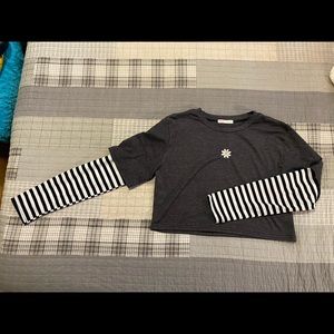 Crop long sleeve t-shirt Medium